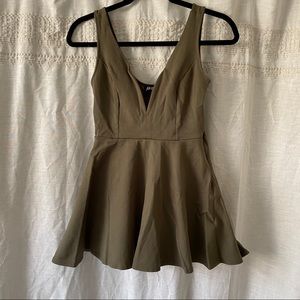 Nasty Gal Green Dress